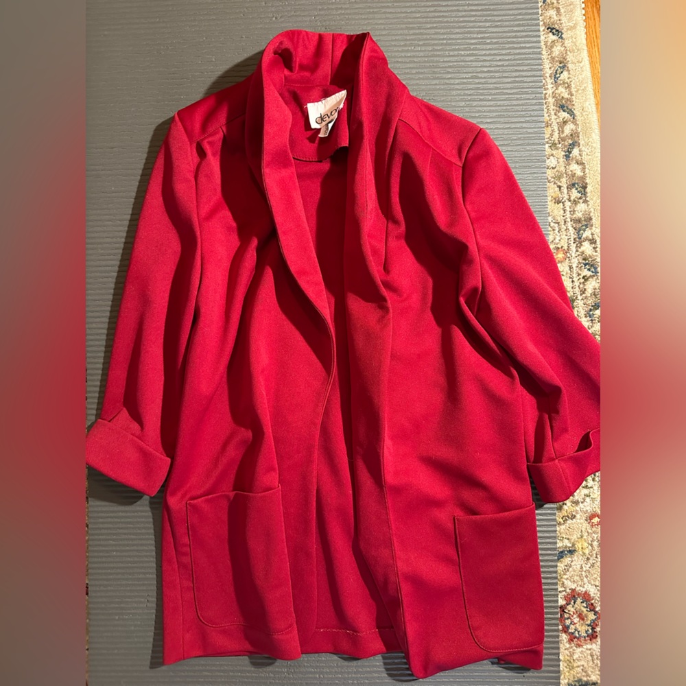VINTAGE red blazer